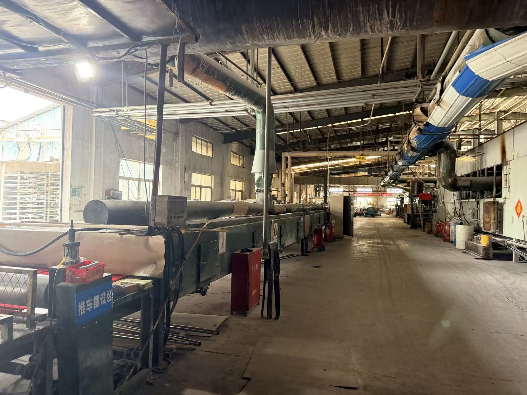Long extrusion production line